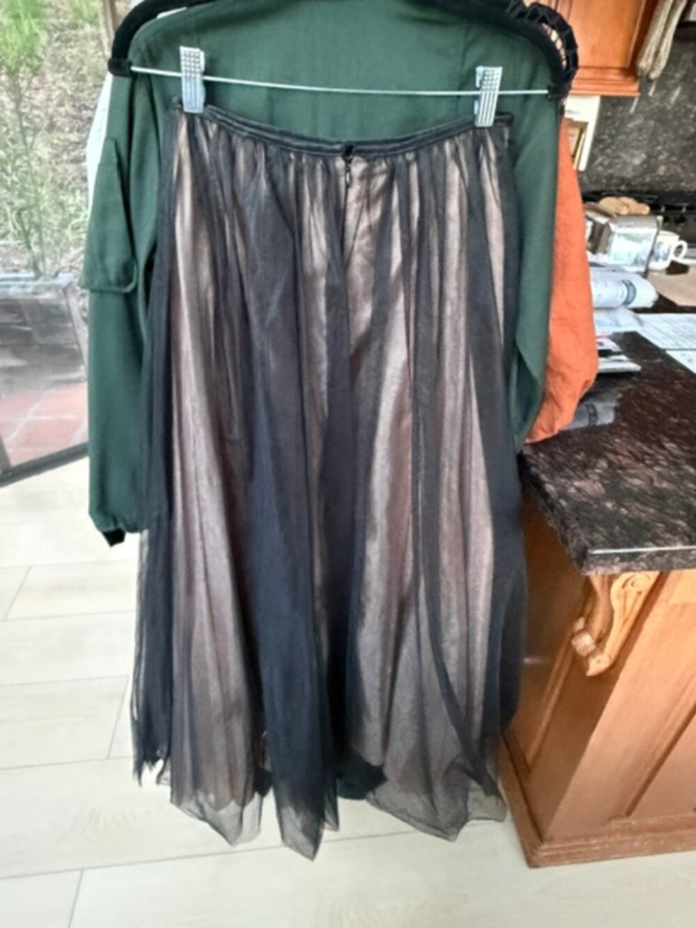 80s Chiffon Party Skirt